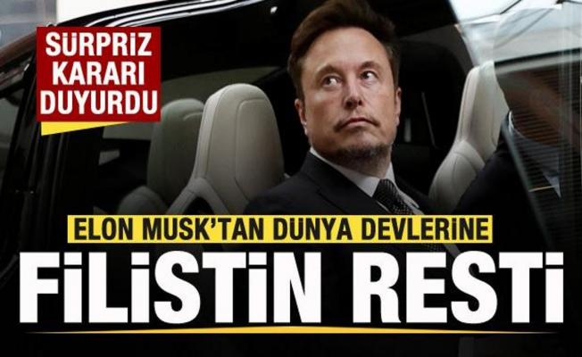 Elon Musk'tan dünya devlerine Filistin resti! Sosyal medyayı salladı