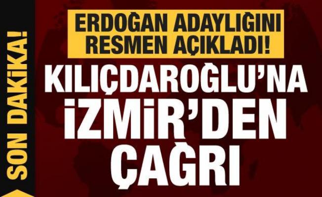 Erdoğan Cumhur İttifakı adayını resmen açıkladı! Kılıçdaroğlu'na İzmir'den çağrıyı yaptı