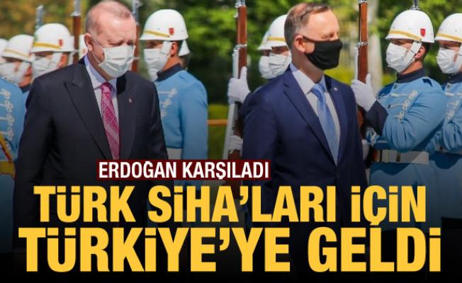 Erdoğan karşıladı: Türk SİHA'ları için Türkiye'ye geldi