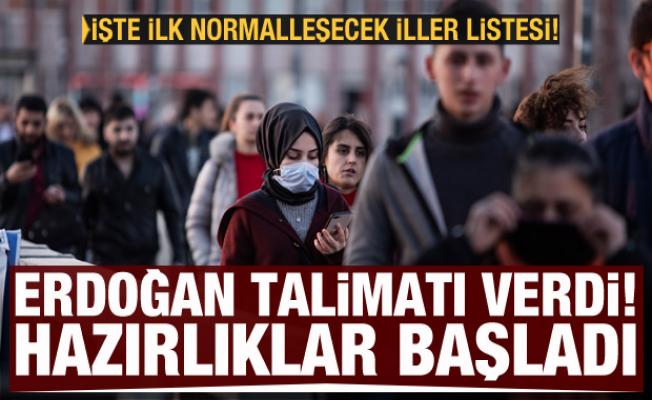 Erdoğan tarih verdi: İşte mart ayında normalleşecek iller