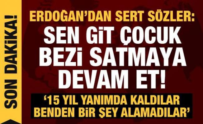 Erdoğan'dan Kılıçdaroğlu, Babacan ve Davutoğlu'na sert sözler! 