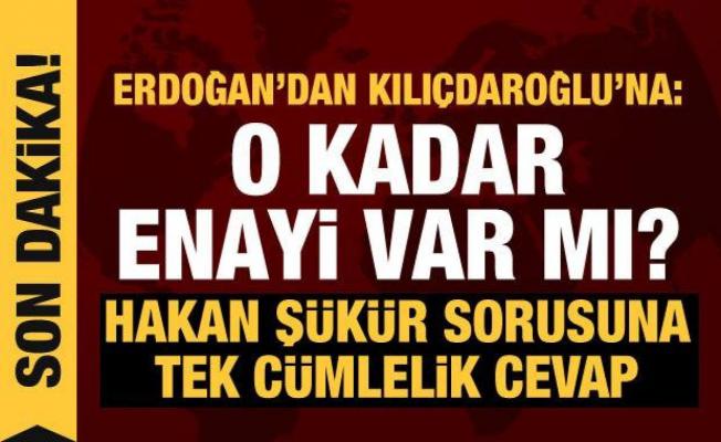 Erdoğan'dan Kılıçdaroğlu'na: İngiltere'de o kadar enayi var mı?
