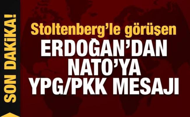 Erdoğan'dan NATO'ya YPG/PKK mesajı: Samimi adımlar atılmalı