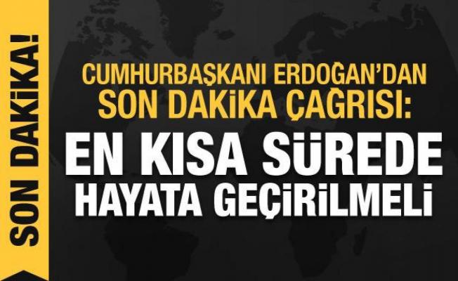 Erdoğan'dan Türk Yatırım Fonu açıklaması: En kısa sürede hayata geçmeli