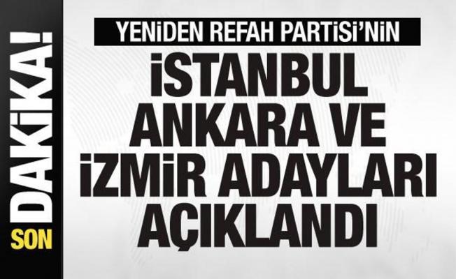 Fatih Erbakan duyurdu! Yeniden Refah'ın İstanbul, Ankara ve İzmir adayları açıklandı