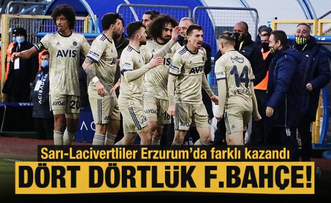 Fenerbahçe, Erzurum'da farklı kazandı!