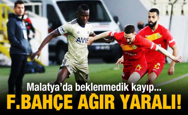 Fenerbahçe, Malatya'da ağır yaralı!