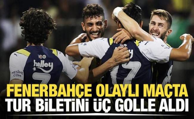 Fenerbahçe, olaylı maçta tur biletini üç golle aldı