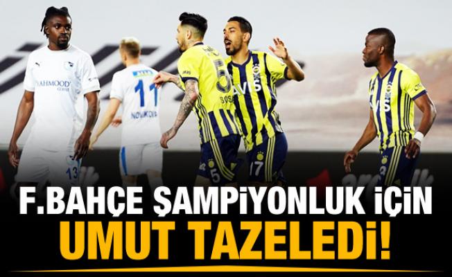 Fenerbahçe umut tazeledi!