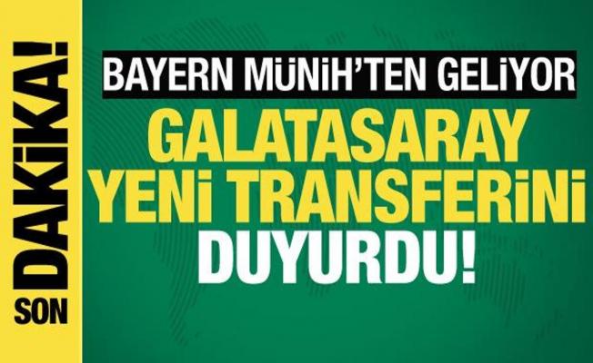 Galatasaray yeni transferini duyurdu! Bayern Münih'ten geliyor...