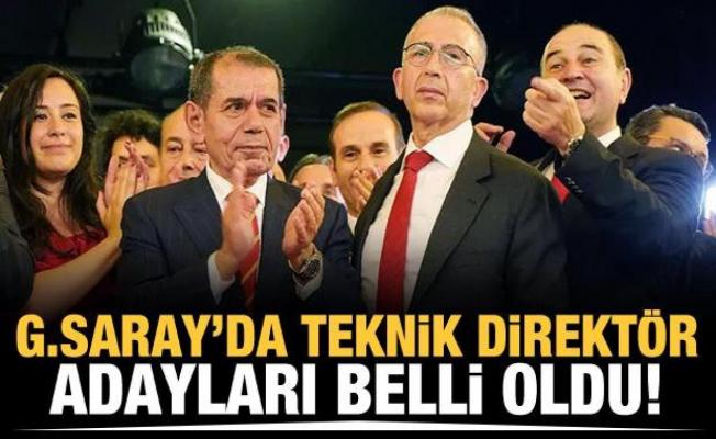 Galatasaray'da teknik direktör adayları belli oldu!
