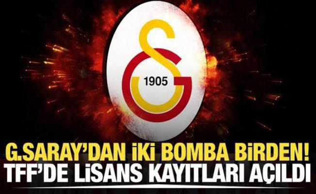 Galatasaray'dan iki bomba birden! İki yıldız için lisans kayıtları açıldı