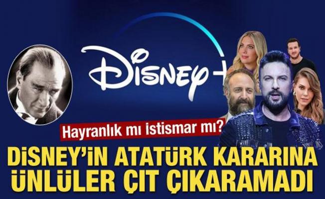 Hayranlık mı İstismar mı? Disney'in Atatürk kararına ünlüler çıt çıkaramadı