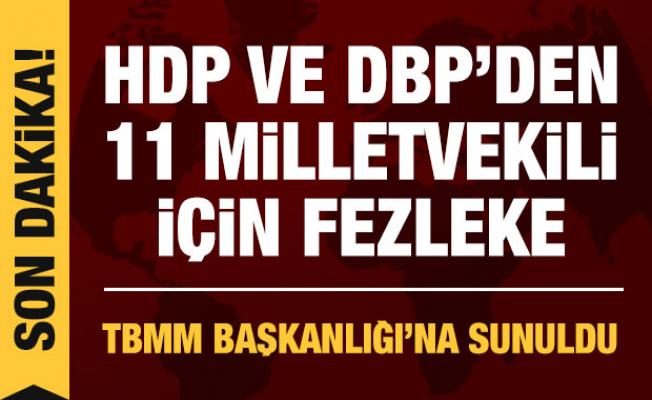 HDP ve DBP'li 11 milletvekili hakkında 14 fezleke