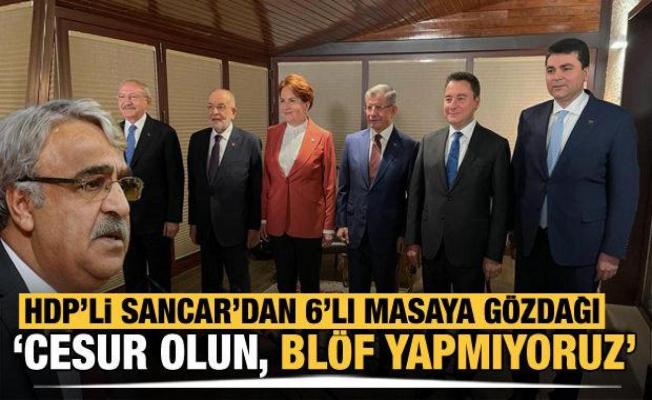 HDP'den ittifak ortaklarına gözdağı: Blöf yapmıyoruz!