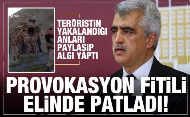 HDP'li Gergerlioğlu'nun provokasyon fitili elinde patladı! PKK'lı teröriste kalkan oldu