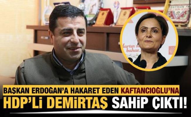 HDP'li Selahattin Demirtaş Canan Kaftancıoğlu'na sahip çıktı!