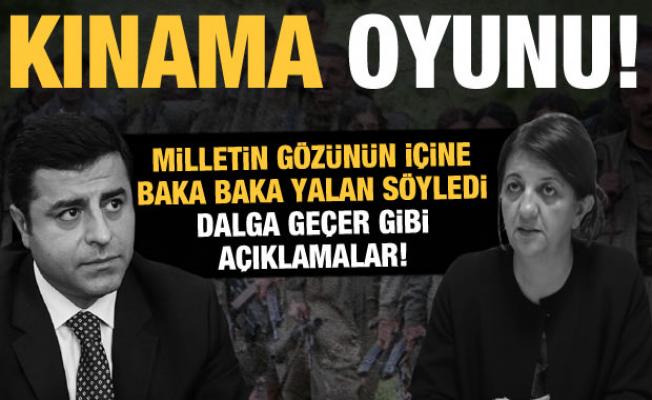 HDP'nin 'kınama' oyunu: PKK'yla bağlantıları yokmuş!