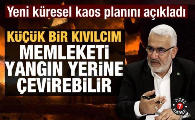 HÜDA PAR Başkanı Yapıcıoğlu: Irkçılık ve kıtlık üzerinden yeni bir kaos planlanıyor