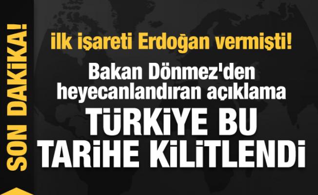 İlk işareti Erdoğan vermişti! Bakan Dönmez'den heyecanlandıran açıklama: Haziran'ı bekleyelim