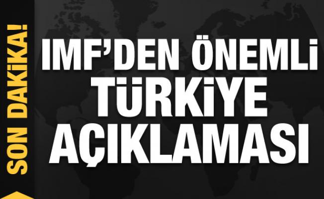 IMF'den Türkiye açıklaması: Hayati önem taşıyor