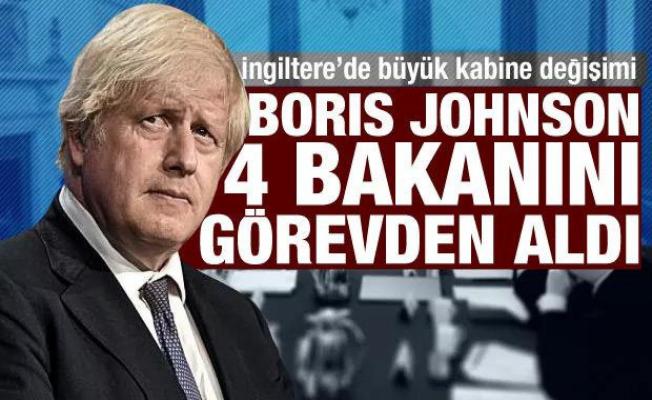 İngiltere'de kabine değişikliği: Boris Johnson 4 bakanı görevden aldı