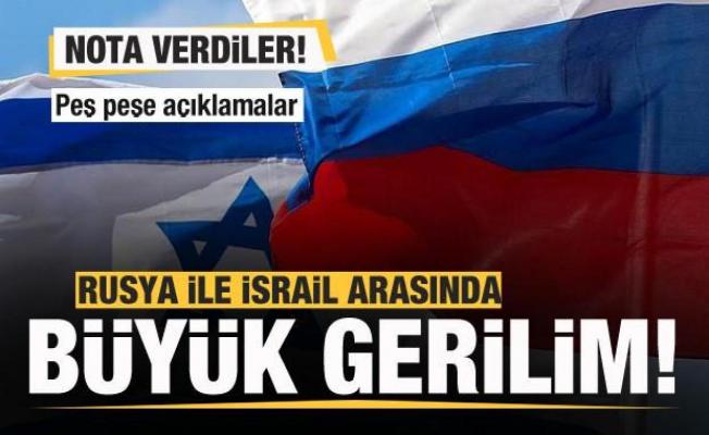 İsrail'i kızdıran sözler! Rusya'ya nota verdiler! Peş peşe açıklamalar