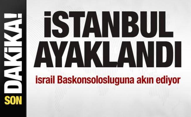 İstanbul ayaklandı! İsrail Baskonsolosluguna akın ediyor