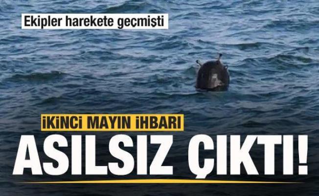İstanbul Boğazı'nda mayın ihbarı asılsız çıktı