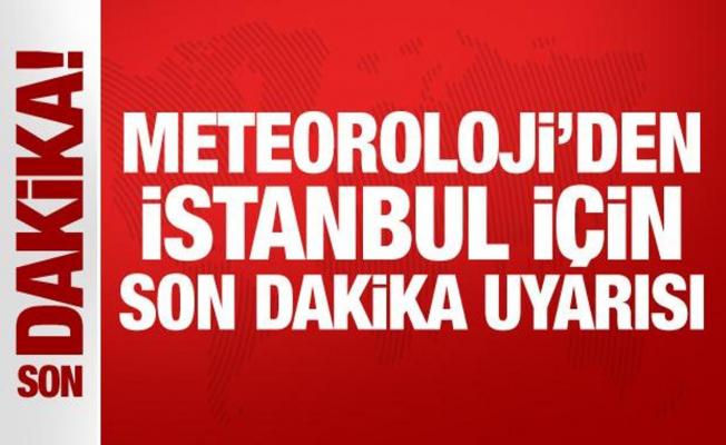 İstanbul çevreleri için gök gürültülü sağanak uyarısı!