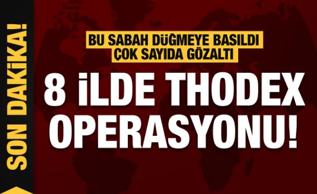 İstanbul merkezli 8 ilde Thodex operasyonu