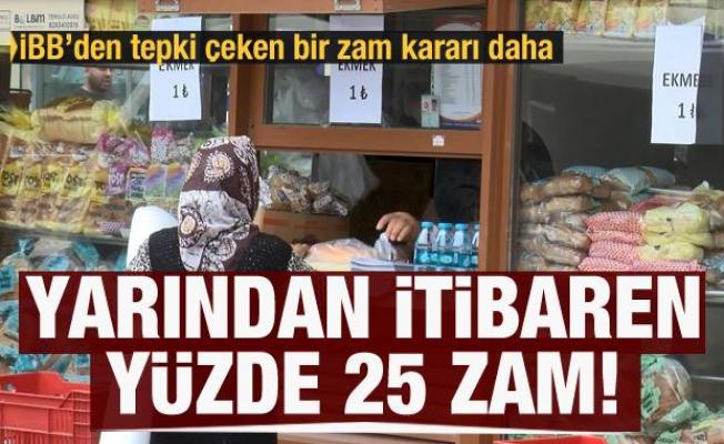 İstanbul'da Halk Ekmek'e yüzde 25 zam!