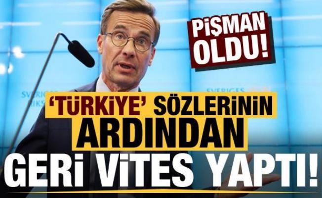 İsveç Başbakanı Kristersson pişman oldu! 'Türkiye' açıklamasının ardından geri vites yaptı