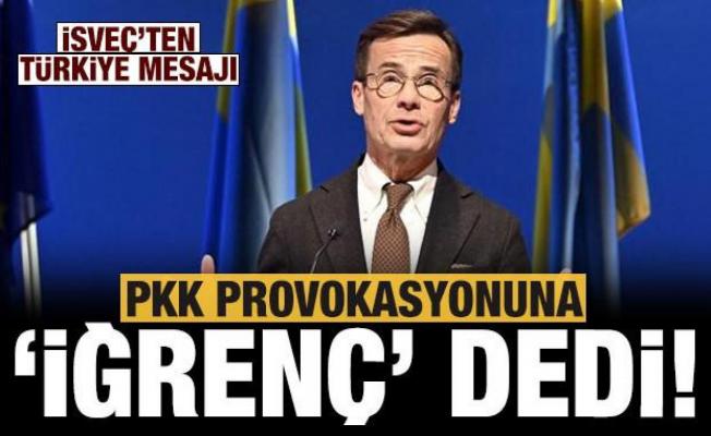 İsveç Başbakanı terör örgütü PKK provokasyonuna 'iğrenç' dedi
