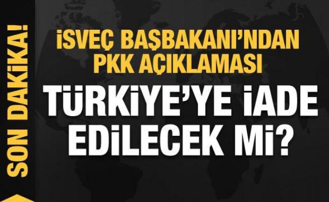 İsveç'ten son dakika PKK ve iade talebi açıklaması