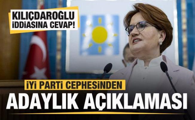 İYİ Parti cephesinden Kılıçdaroğlu açıklaması! Aday mı olacak?