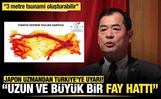 Japon Deprem Uzmanı 'Uzun ve büyük bir fay hattı' deyip Türkiye'yi uyardı