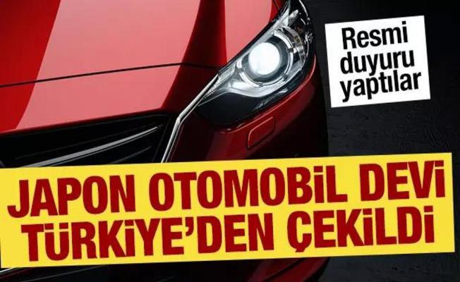 Japon otomobil devi Mazda Türkiye'den çekildi