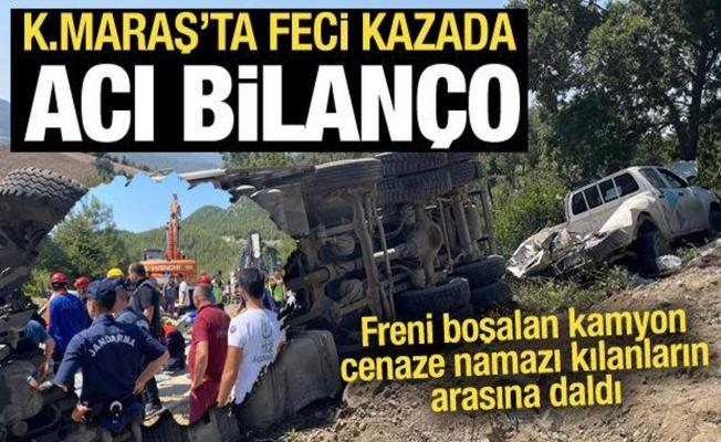 Kahramanmaraş'ta feci kaza: 5 ölü, 25 yaralı var