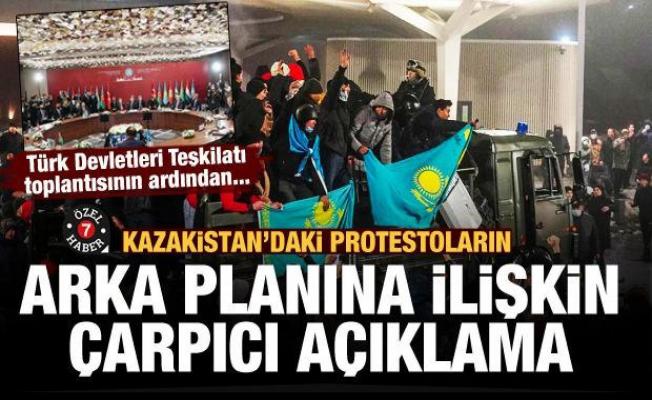 Kazakistan'daki protestolarla ilgili çarpıcı açıklama: Türk Devletleri Teşkilatı...