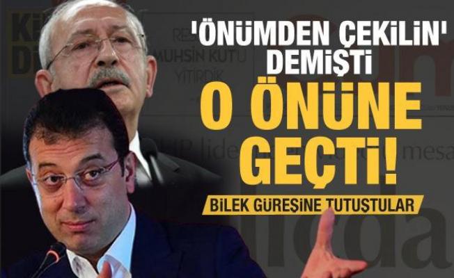 Kılıçdaroğlu 'Önümden çekilin' dedi! İmamoğlu önüne geçti