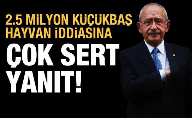 Kılıçdaroğlu'nun 2.5 milyon küçük baş hayvan iddiasına rakamlarla yanıt