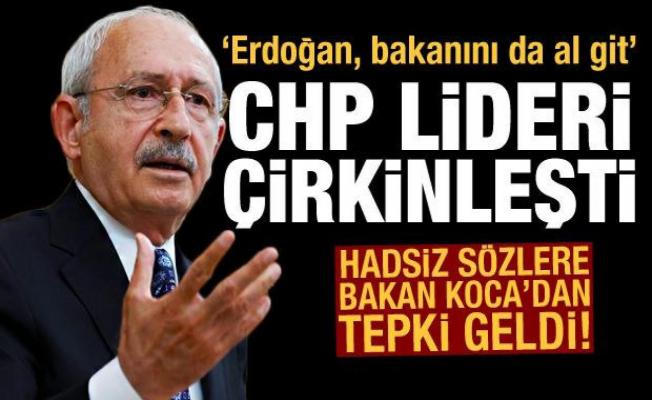 Kılıçdaroğlu'nun 'Erdoğan, bakanını da al git' sözlerine tepki