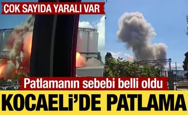 Kocaeli'de korkutan patlama: 12 kişi yaralandı