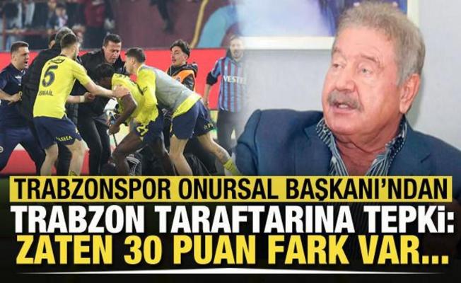 Mehmet Ali Yılmaz'dan, Trabzonspor taraftarına tepki: Zaten 30 puan fark var...