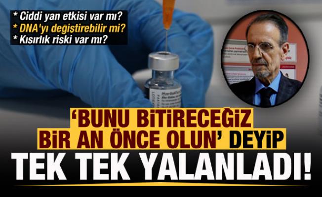 Mehmet Ceyhan, Covid-19 aşılarına yönelik iddialara yalanlama!