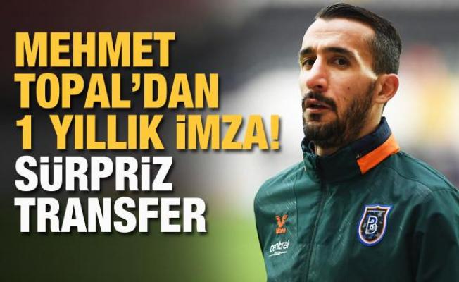 Mehmet Topal'dan Beşiktaş'a 1+1 yıllık imza