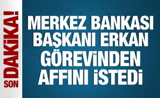 Merkez Bankası Başkanı Hafize Gaye Erkan görevinden affını istedi