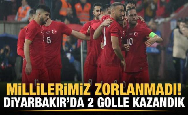 Millilerimiz zorlanmadı! Diyarbakır'da 2 golle kazandık