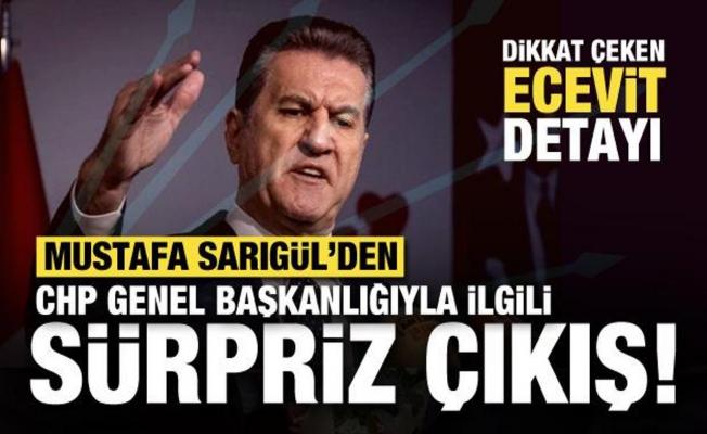 Mustafa Sarıgül'den sürpriz genel başkanlık çıkışı! Dikkat çeken Ecevit örneği!